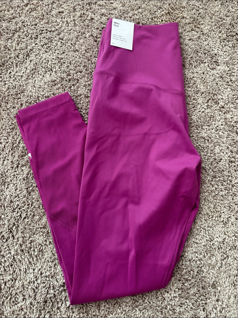 Nike Kids Bright Fuchsia Leggings